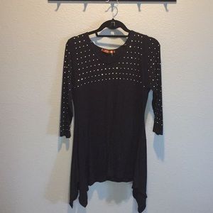 Black w/rhinestones shirt